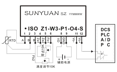 熱電阻信號(hào)隔離變送器應(yīng)用