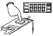 按MODE按鈕點(diǎn)亮MODE指示燈·ADJ(黃色)。