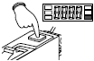 按MODE按鈕點(diǎn)亮MODE指示燈·OUT(黃色)
