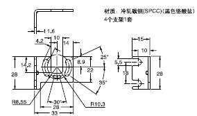 傳感器左側安裝