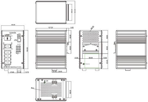 Korenix˼(ӼF(tun)) JetNet 5310G 8 PoE + 2GW(wng)IEEE802.3at߹PoEI(y)̫W(wng)QC(j)